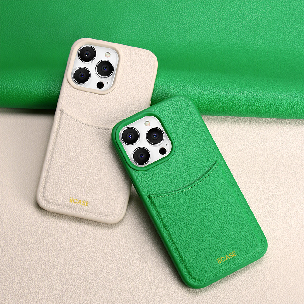 [NEW] Card Slot Leather iPhone Case - iiCase
