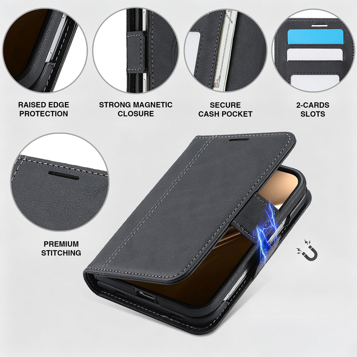 iPhone Duo Detachable Wallet Case