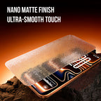 Nano Matte Ultra-Smooth 9H Tempered Glass iPhone Screen Protector