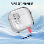 Vista Crystal Case with Phone Stand for AirPods 4