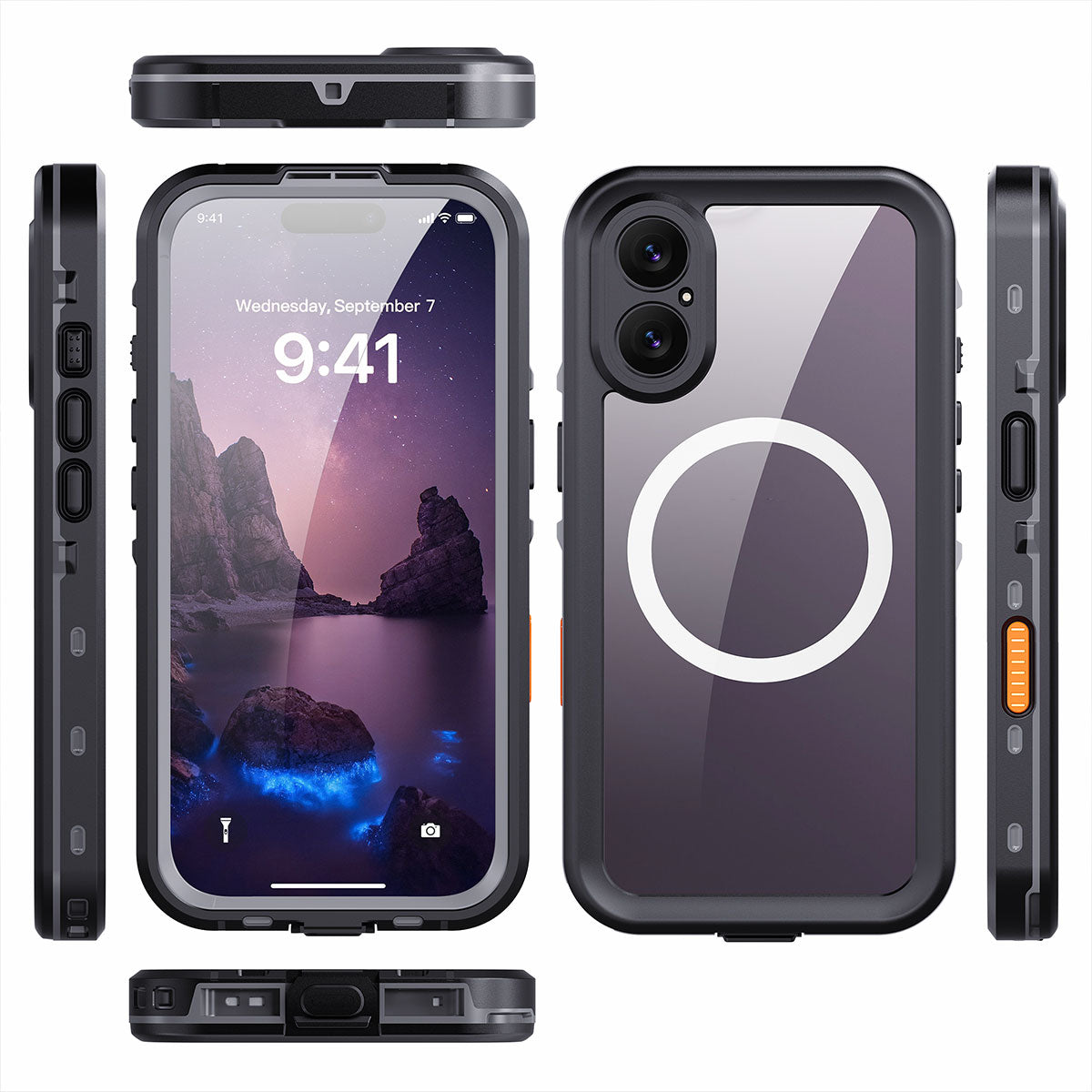 MagSafe IP68 Waterproof Dust Protection iPhone Case
