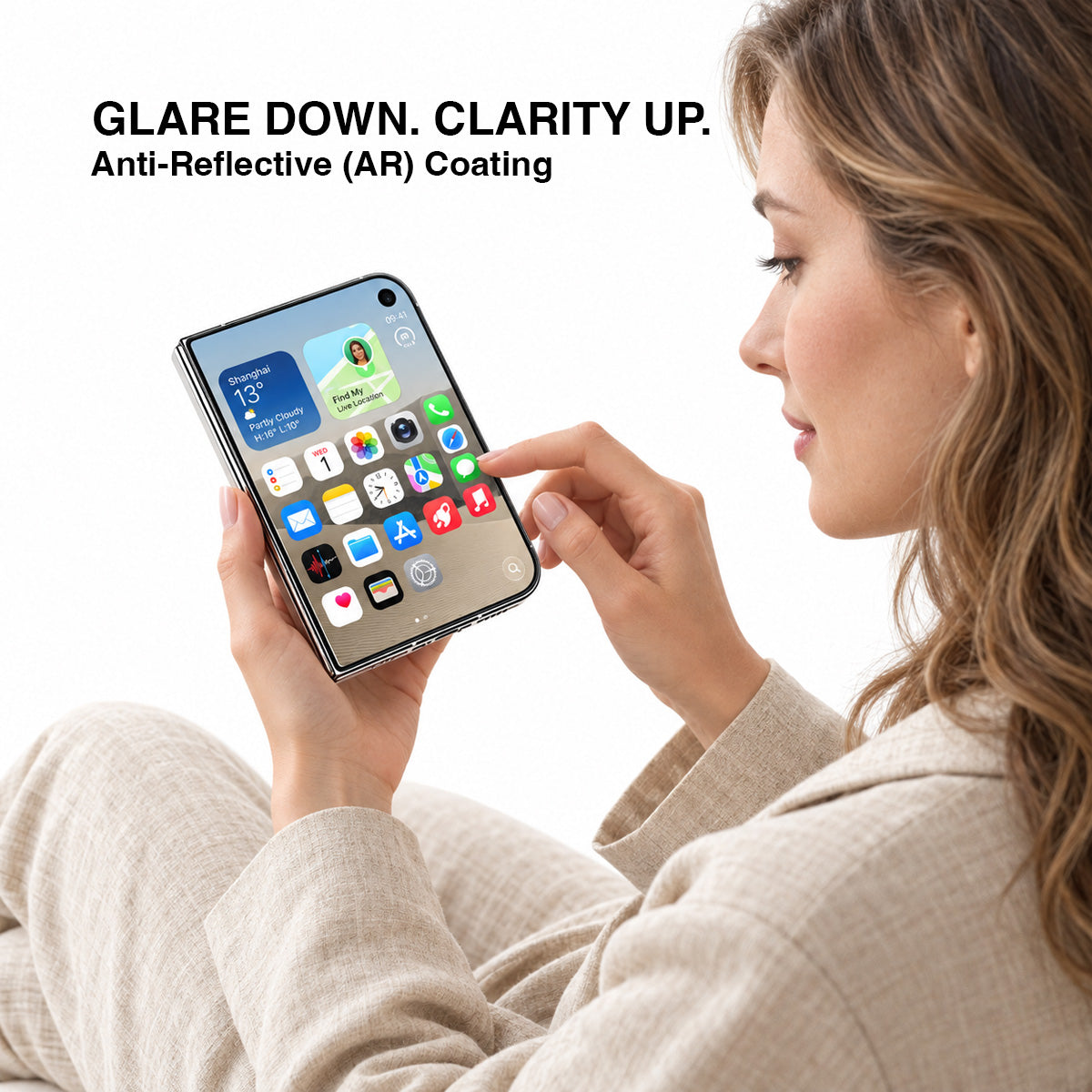 Master Series AR Screen Protector for iPhone Duo