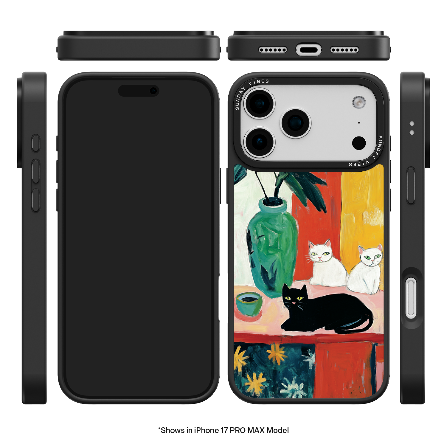 Feline Artistry iPhone Case