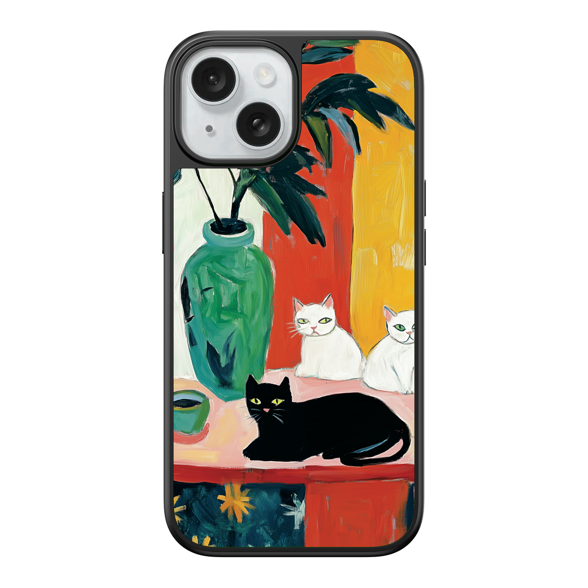 Feline Artistry iPhone Case