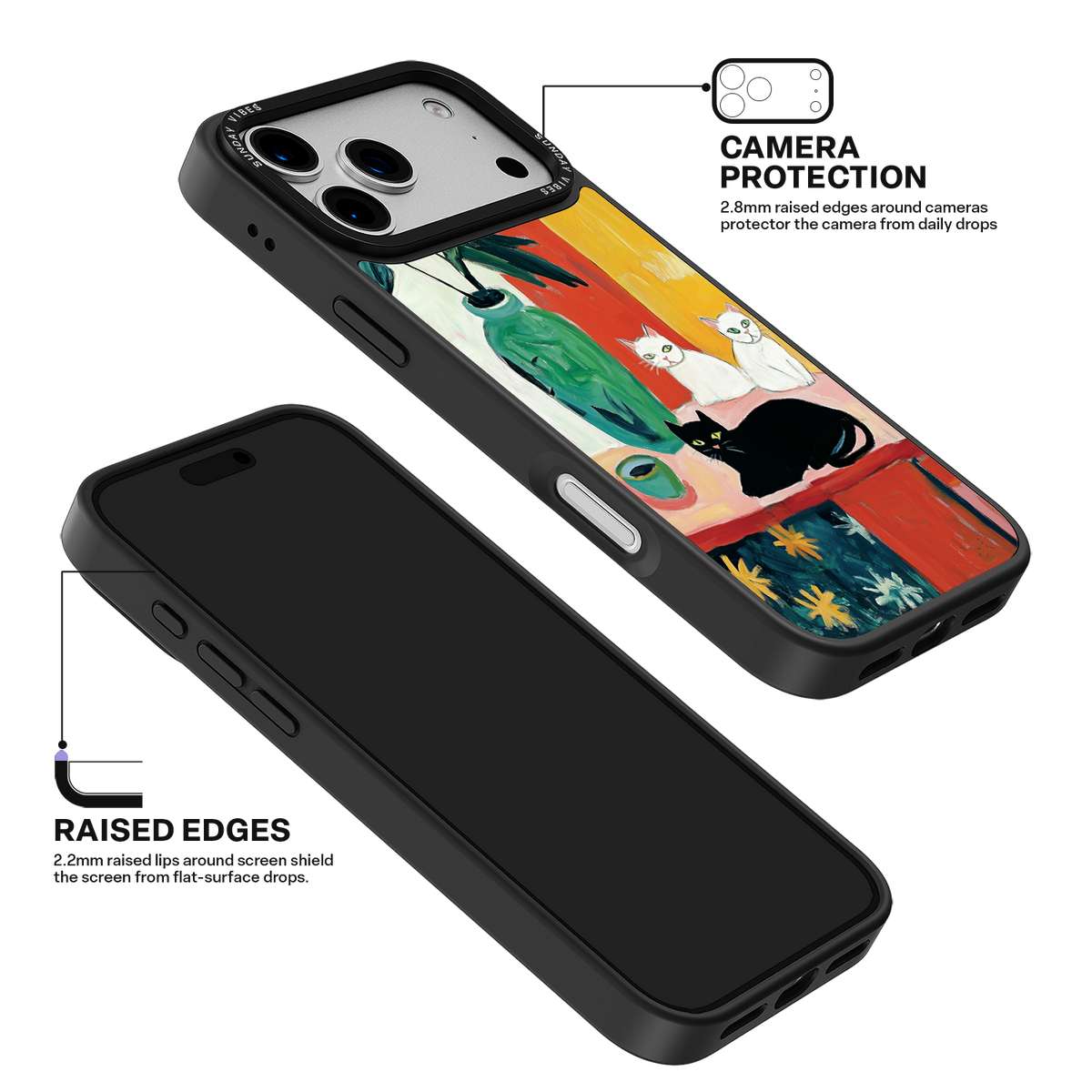 Feline Artistry iPhone Case