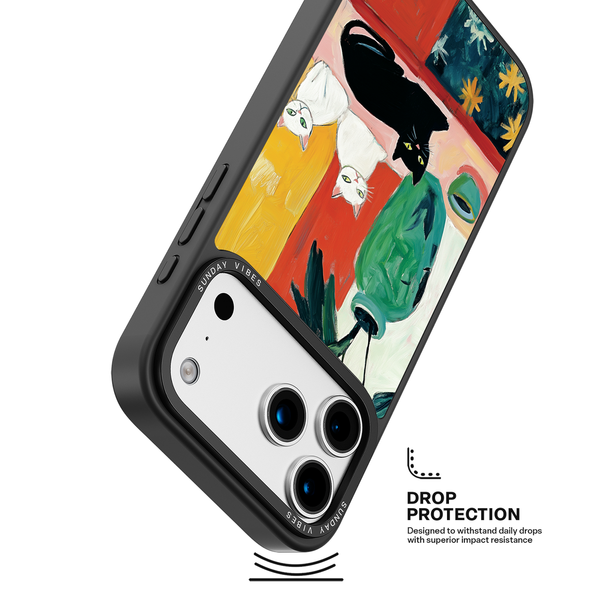Feline Artistry iPhone Case