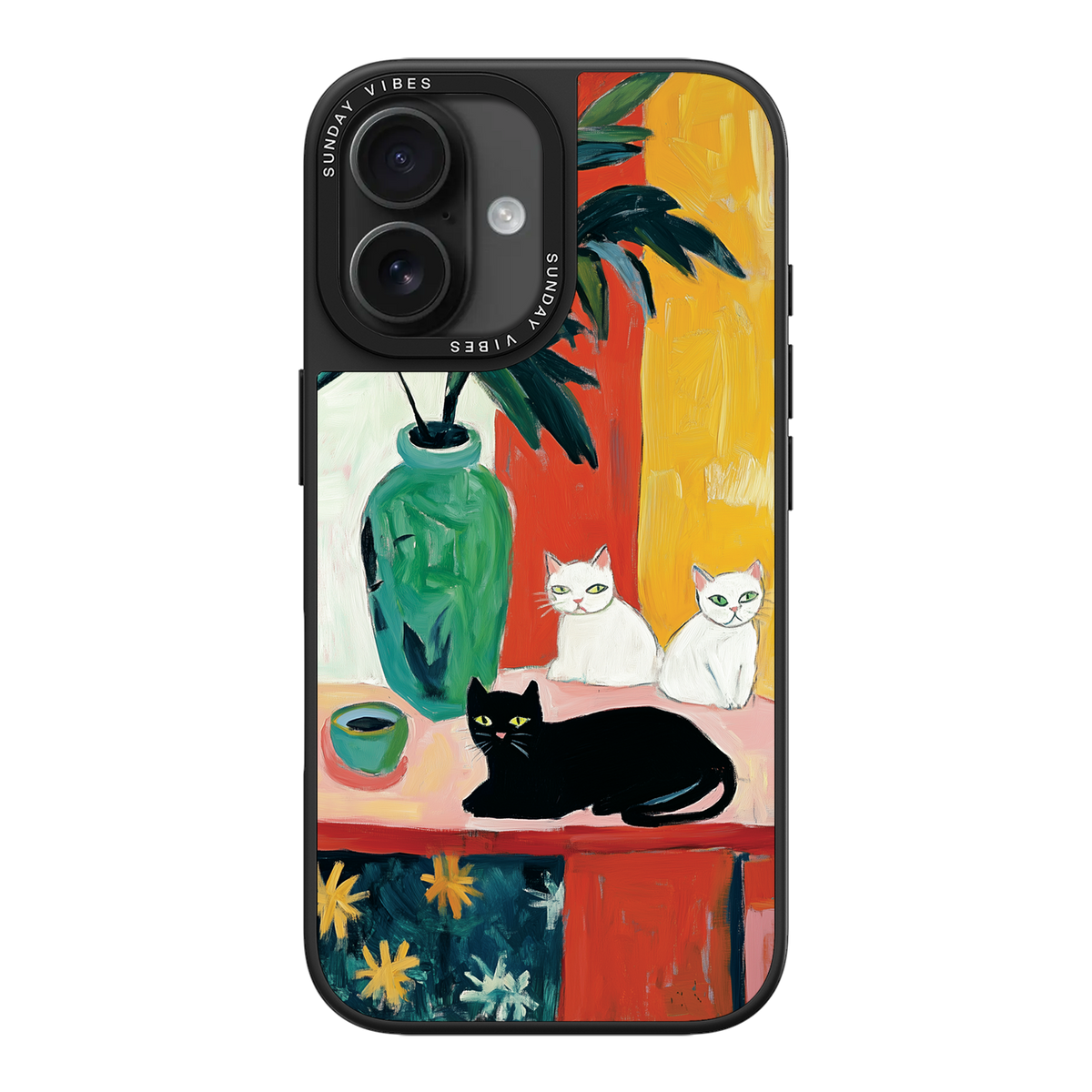 Feline Artistry iPhone Case