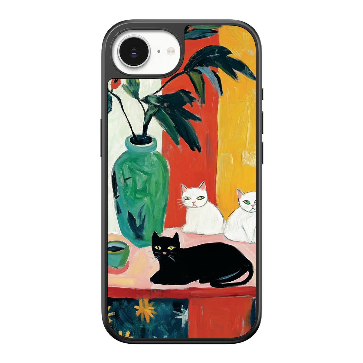Feline Artistry iPhone Case