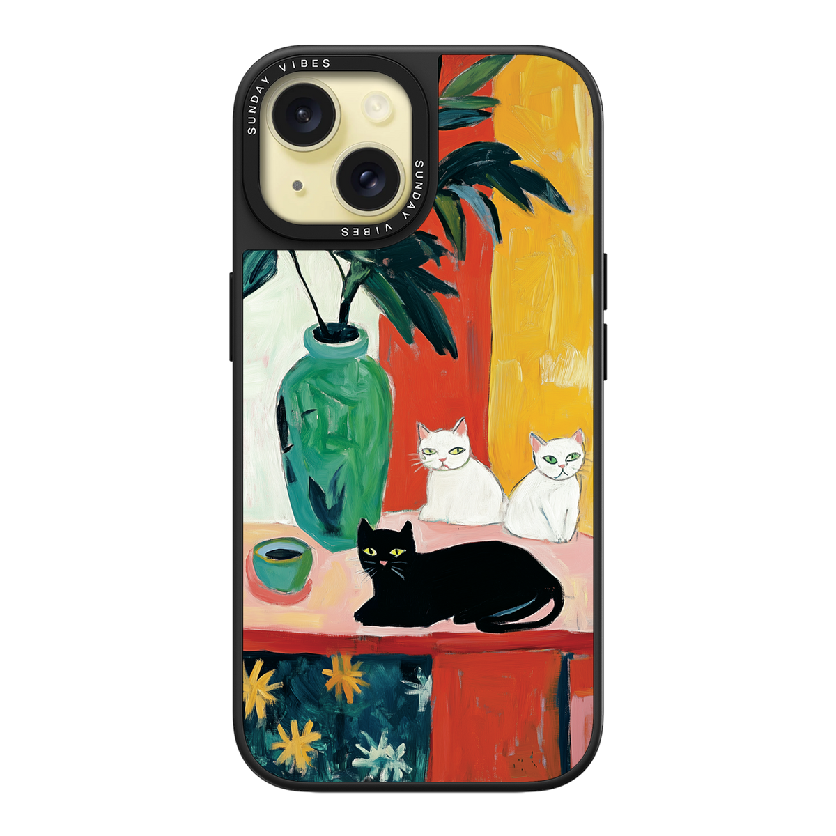 Feline Artistry iPhone Case