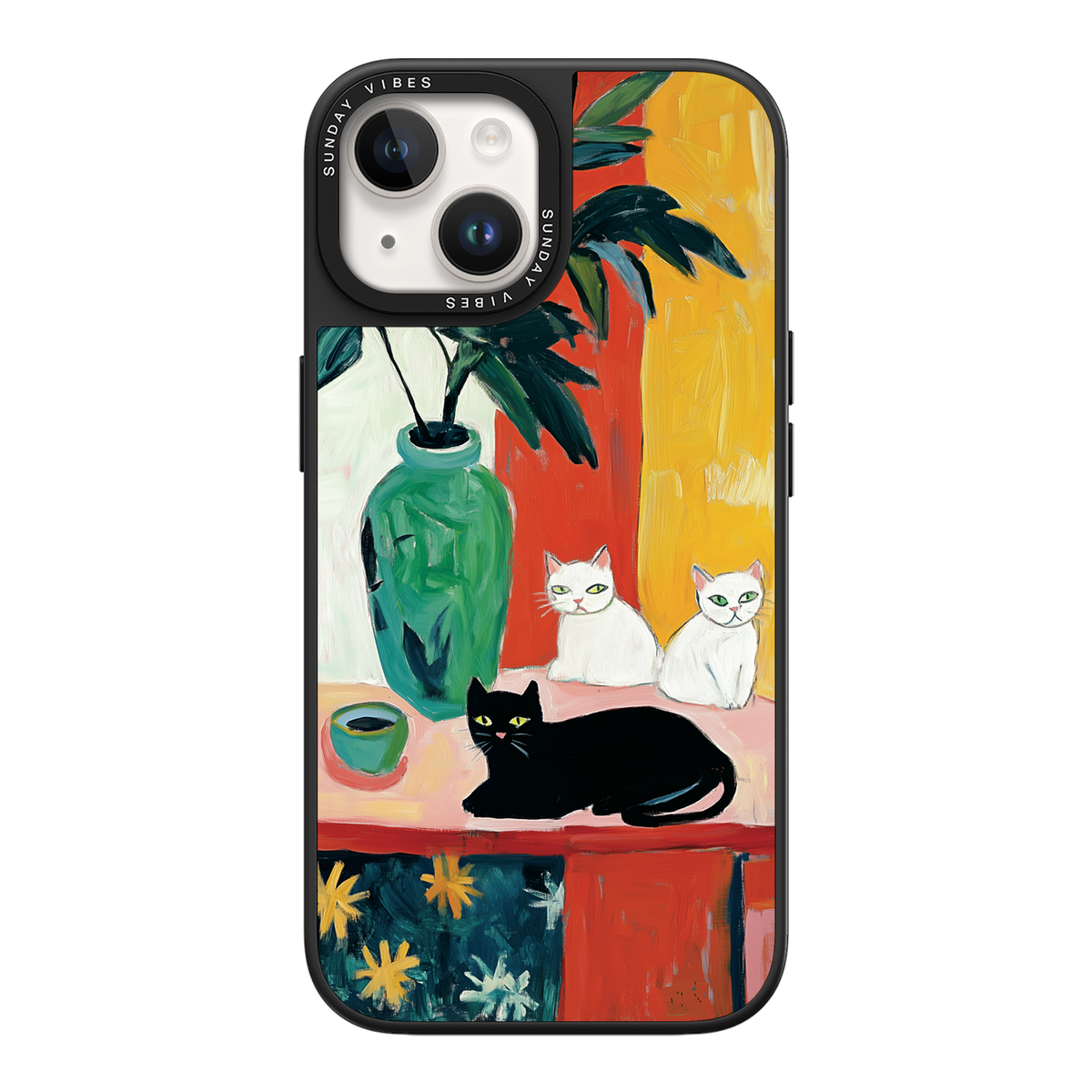 Feline Artistry iPhone Case