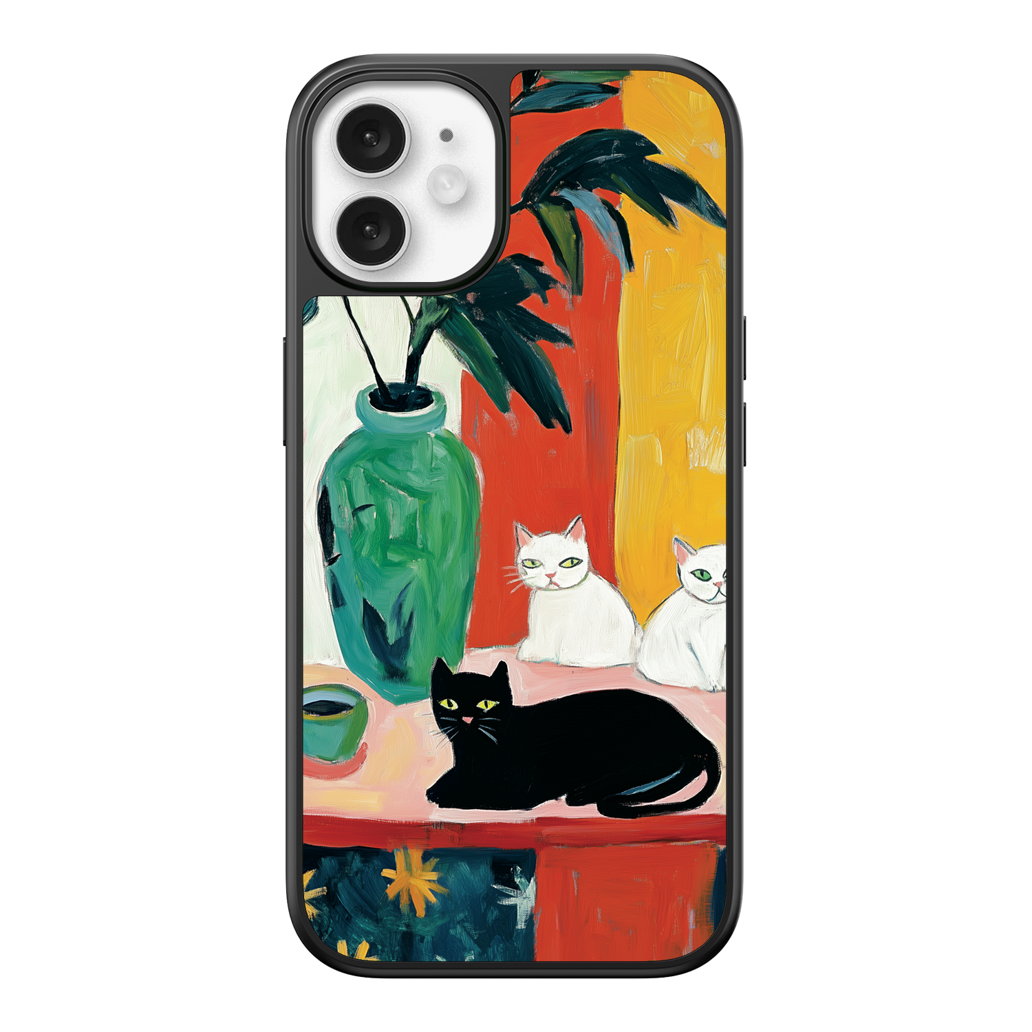 Feline Artistry iPhone Case
