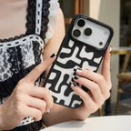 Monochrome Moo iPhone Case