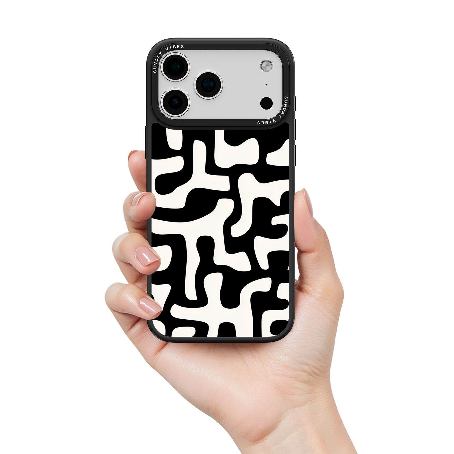 Monochrome Moo iPhone Case