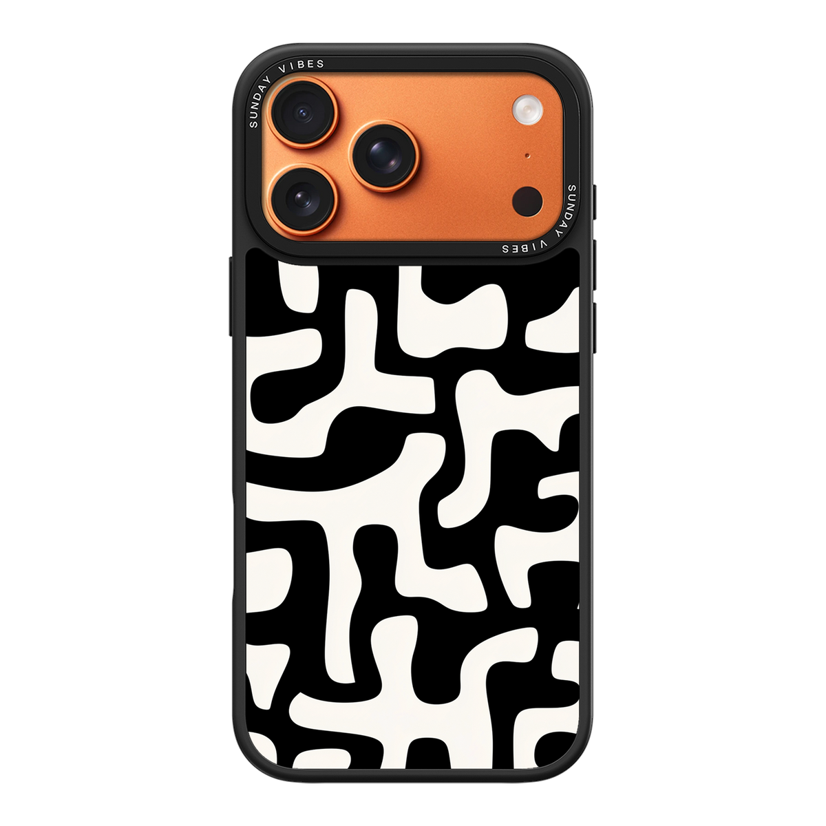 Monochrome Moo iPhone Case
