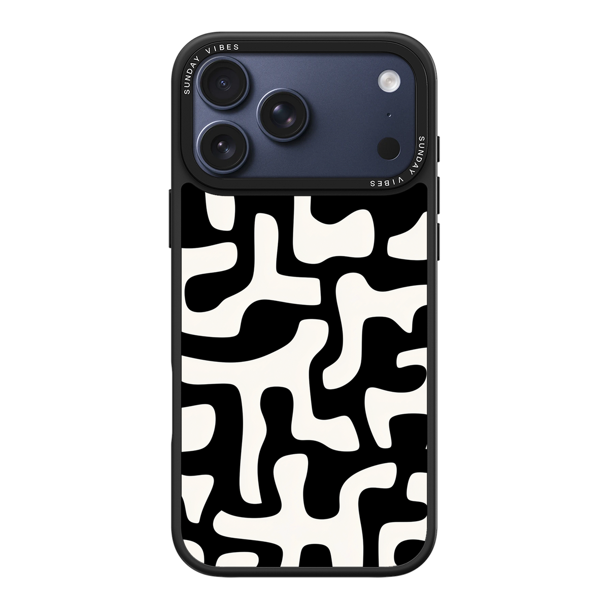 Monochrome Moo iPhone Case