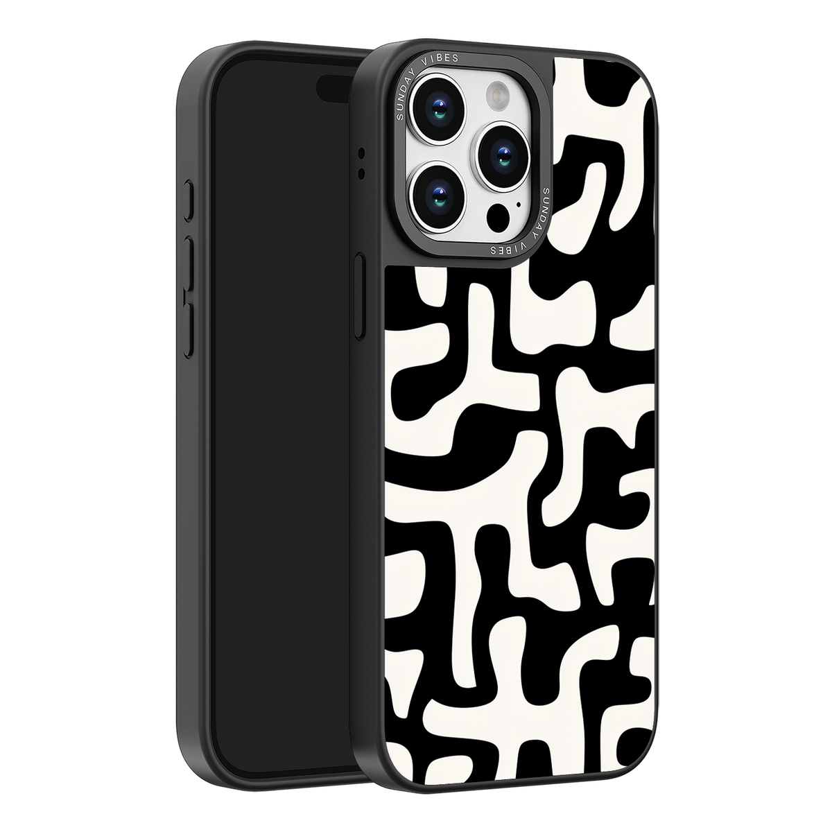 Monochrome Moo iPhone Case