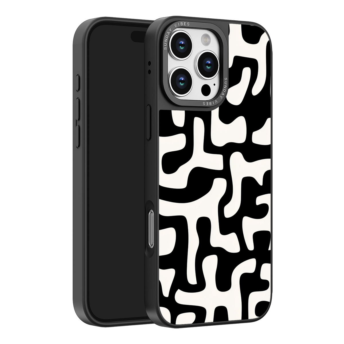 Monochrome Moo iPhone Case