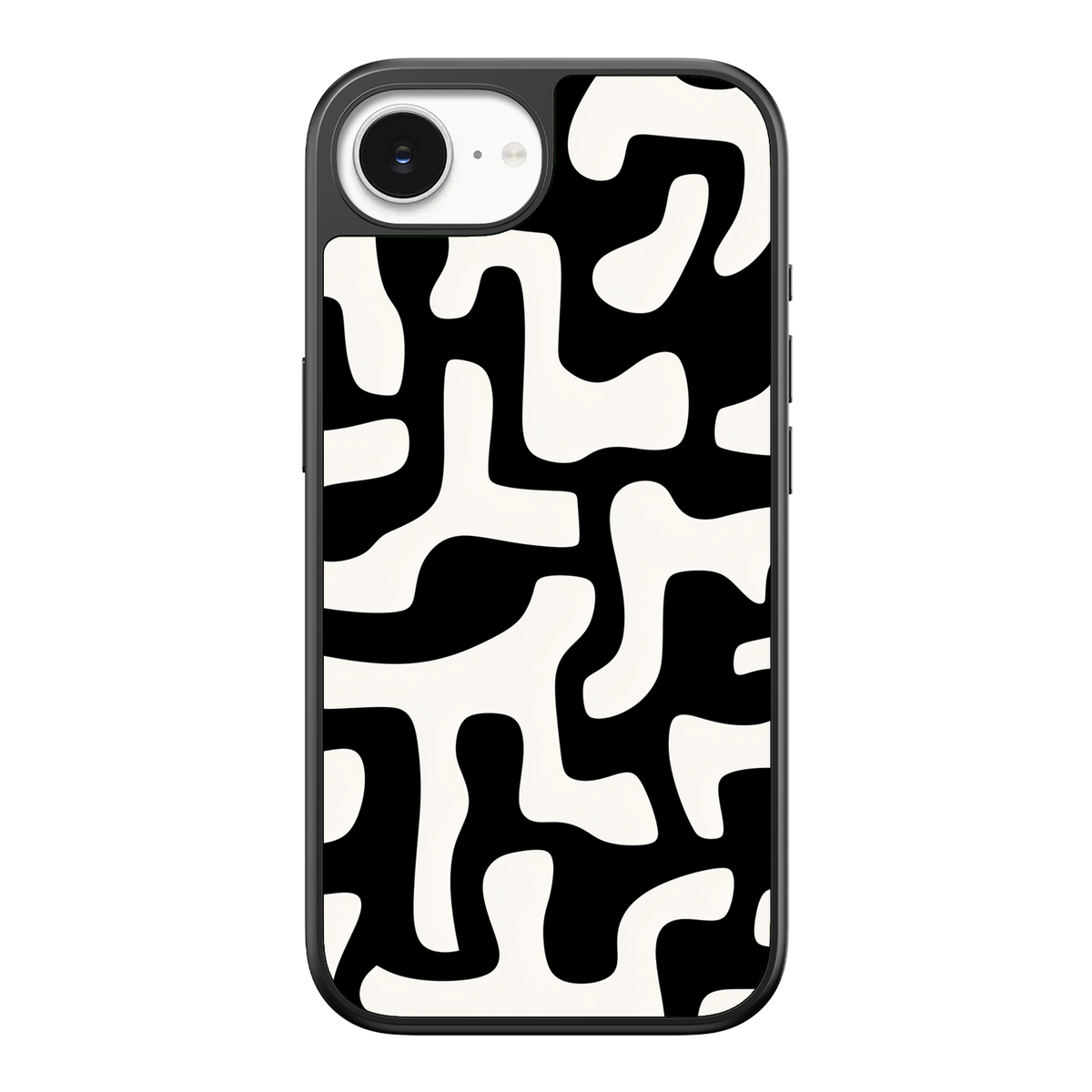 Monochrome Moo iPhone Case