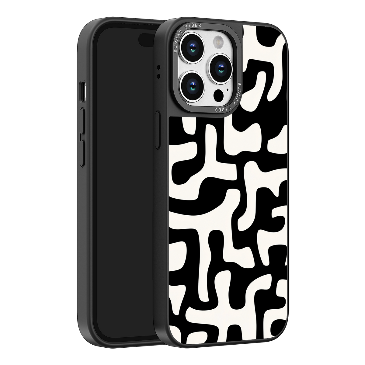 Monochrome Moo iPhone Case