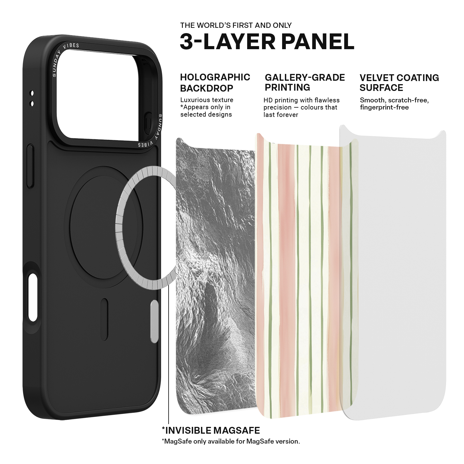 Pastel Stripe Serenade iPhone Case