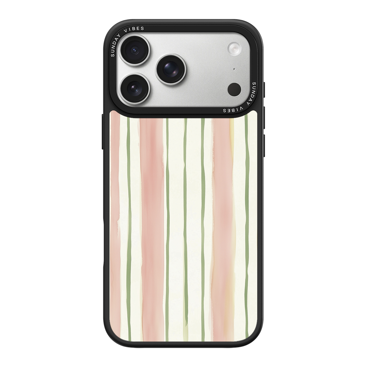 Pastel Stripe Serenade iPhone Case