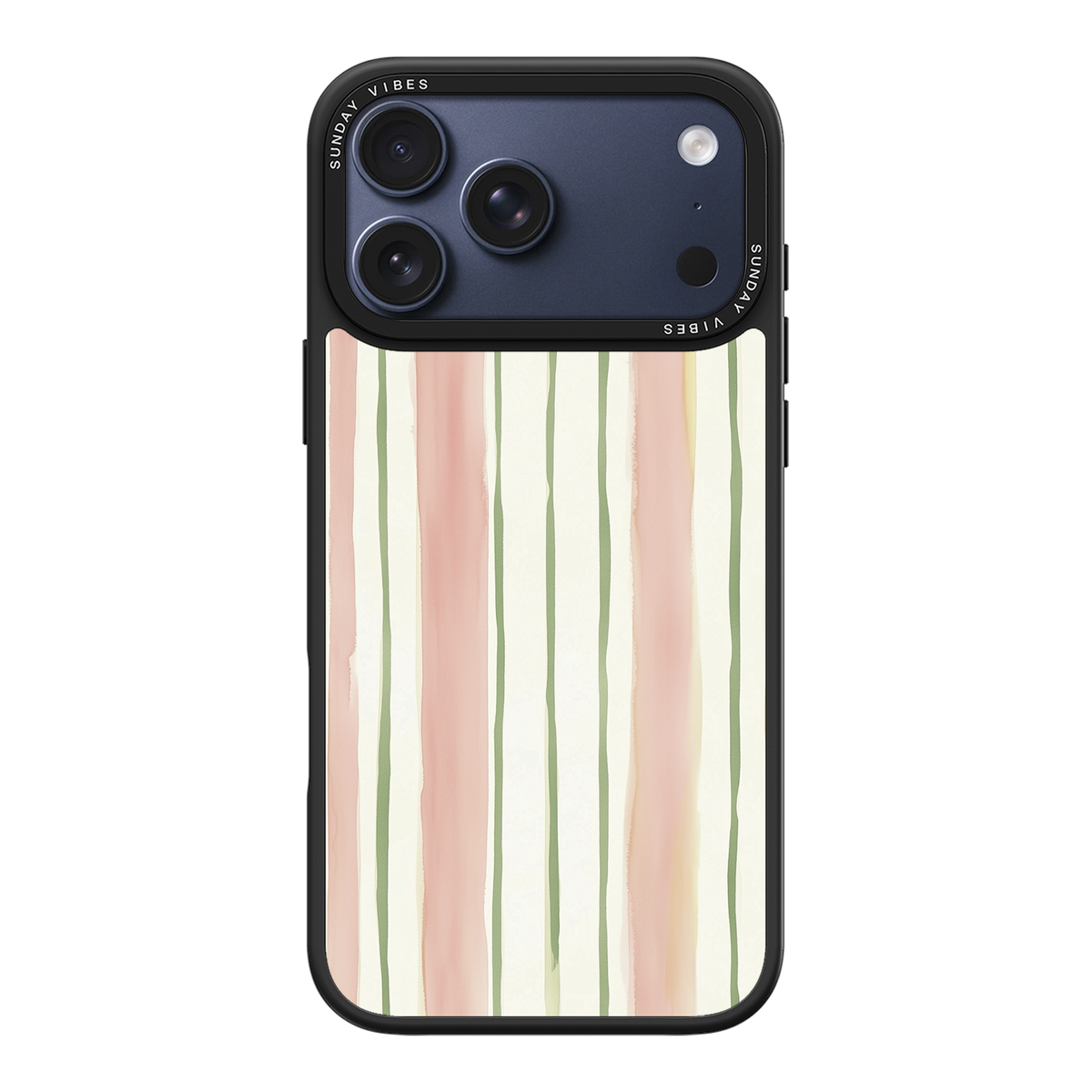 Pastel Stripe Serenade iPhone Case