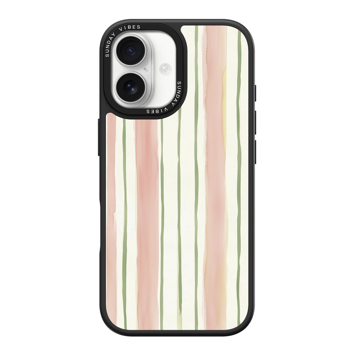 Pastel Stripe Serenade iPhone Case