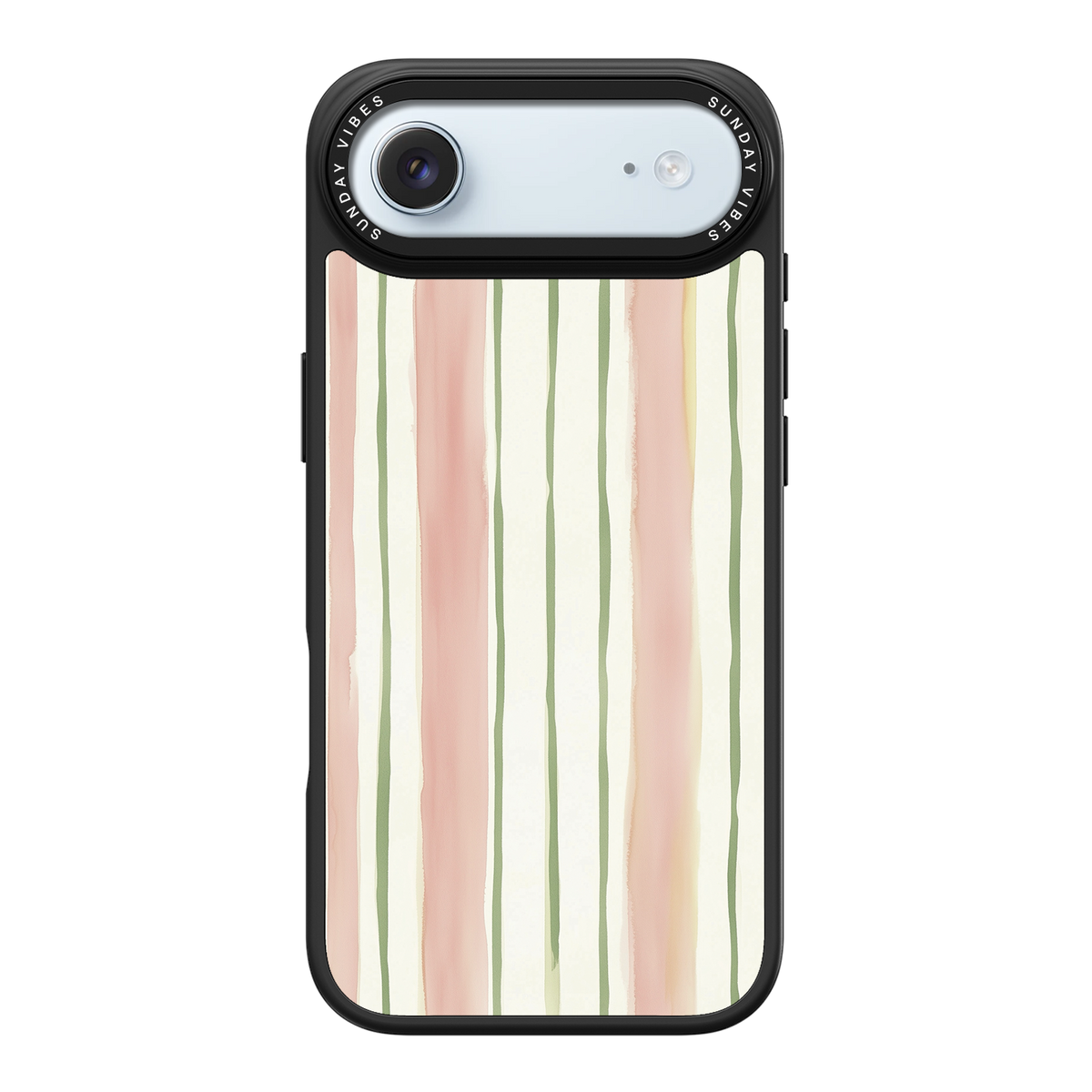 Pastel Stripe Serenade iPhone Case