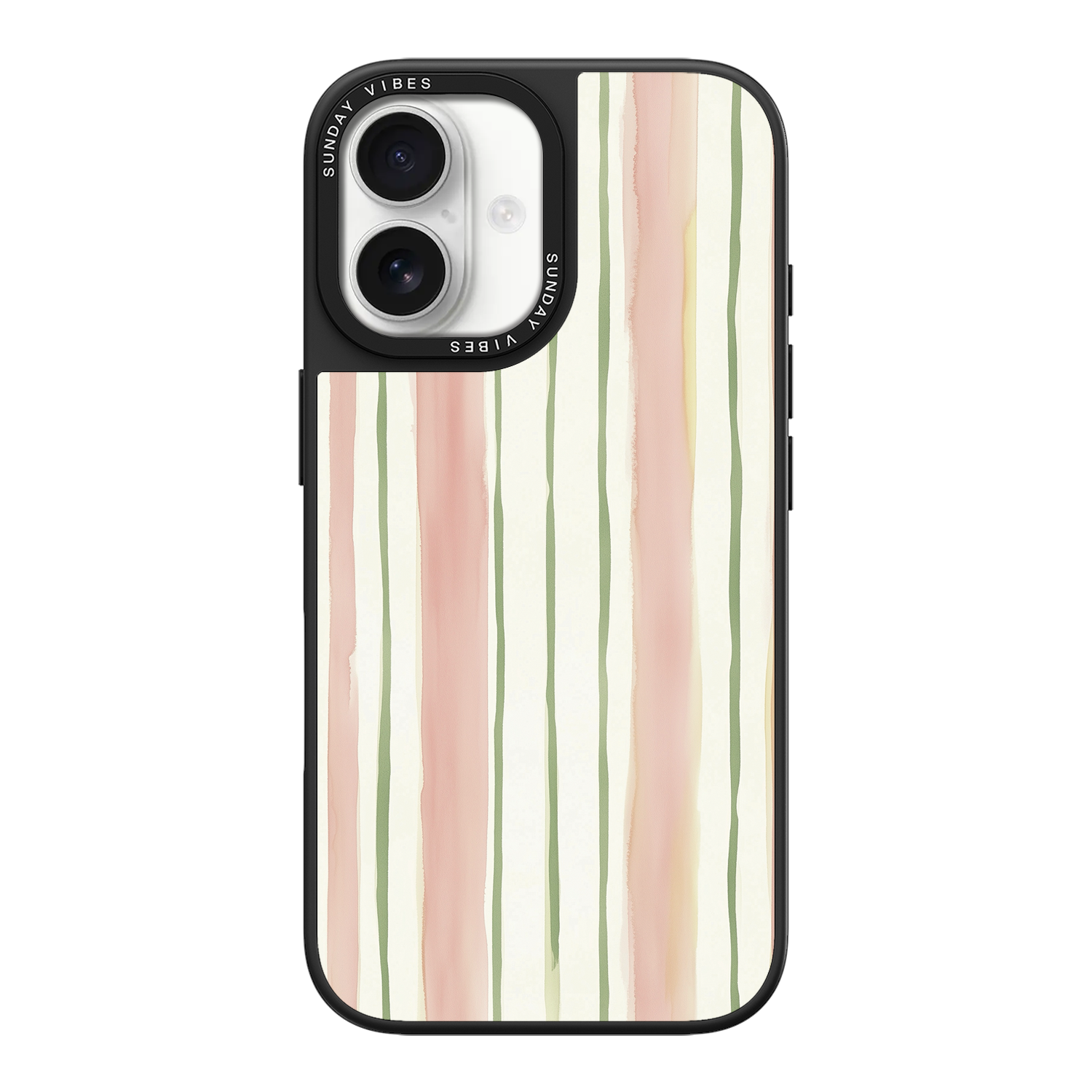 Pastel Stripe Serenade iPhone Case