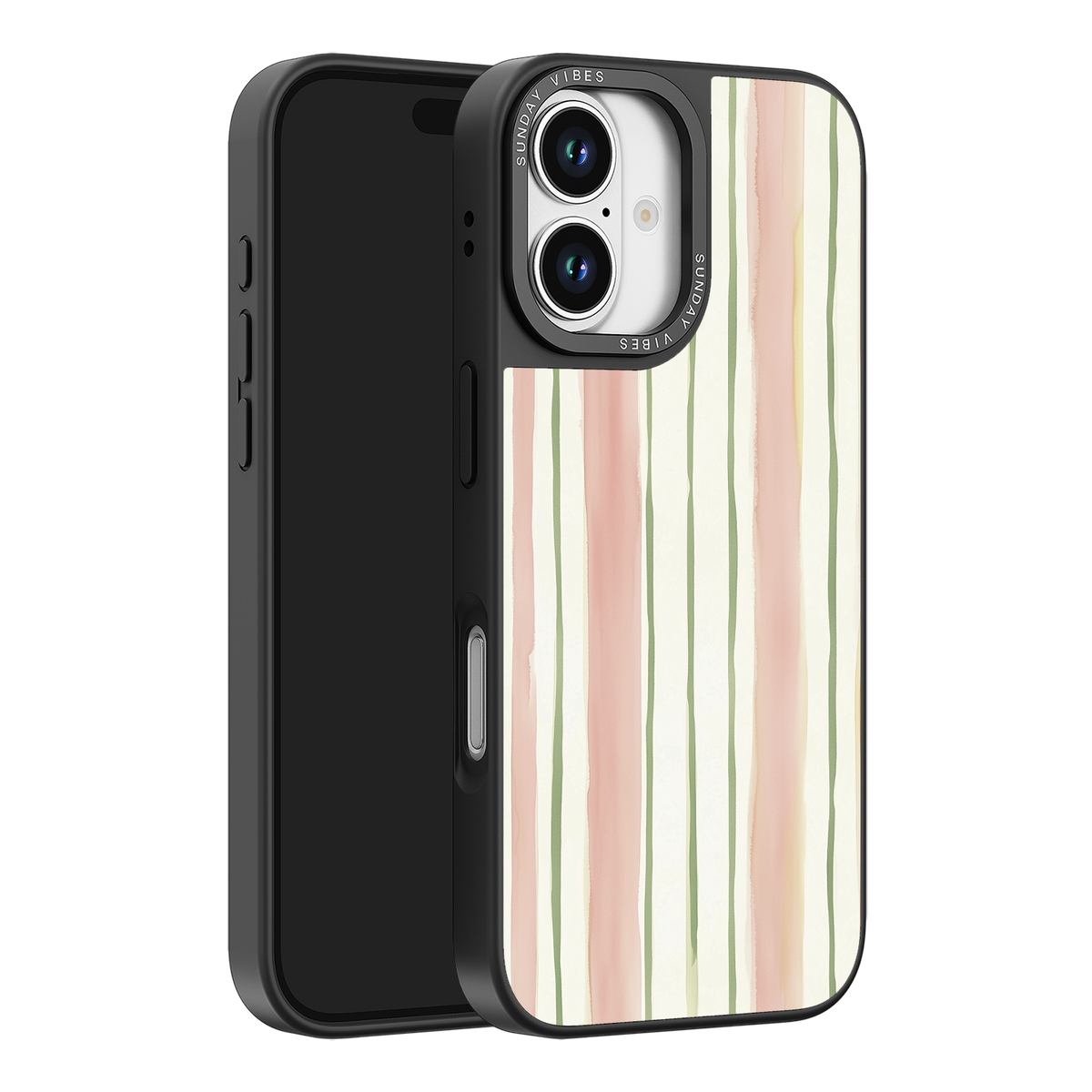 Pastel Stripe Serenade iPhone Case