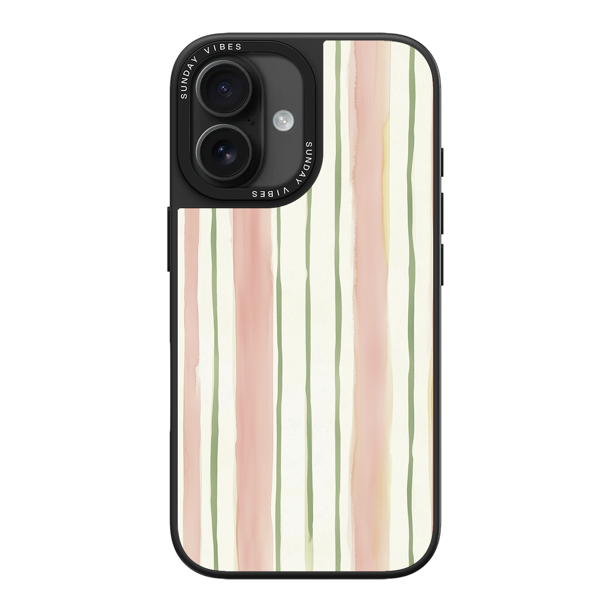 Pastel Stripe Serenade iPhone Case