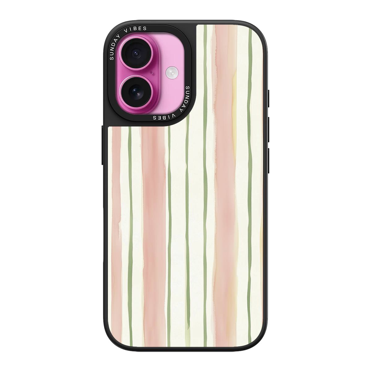 Pastel Stripe Serenade iPhone Case