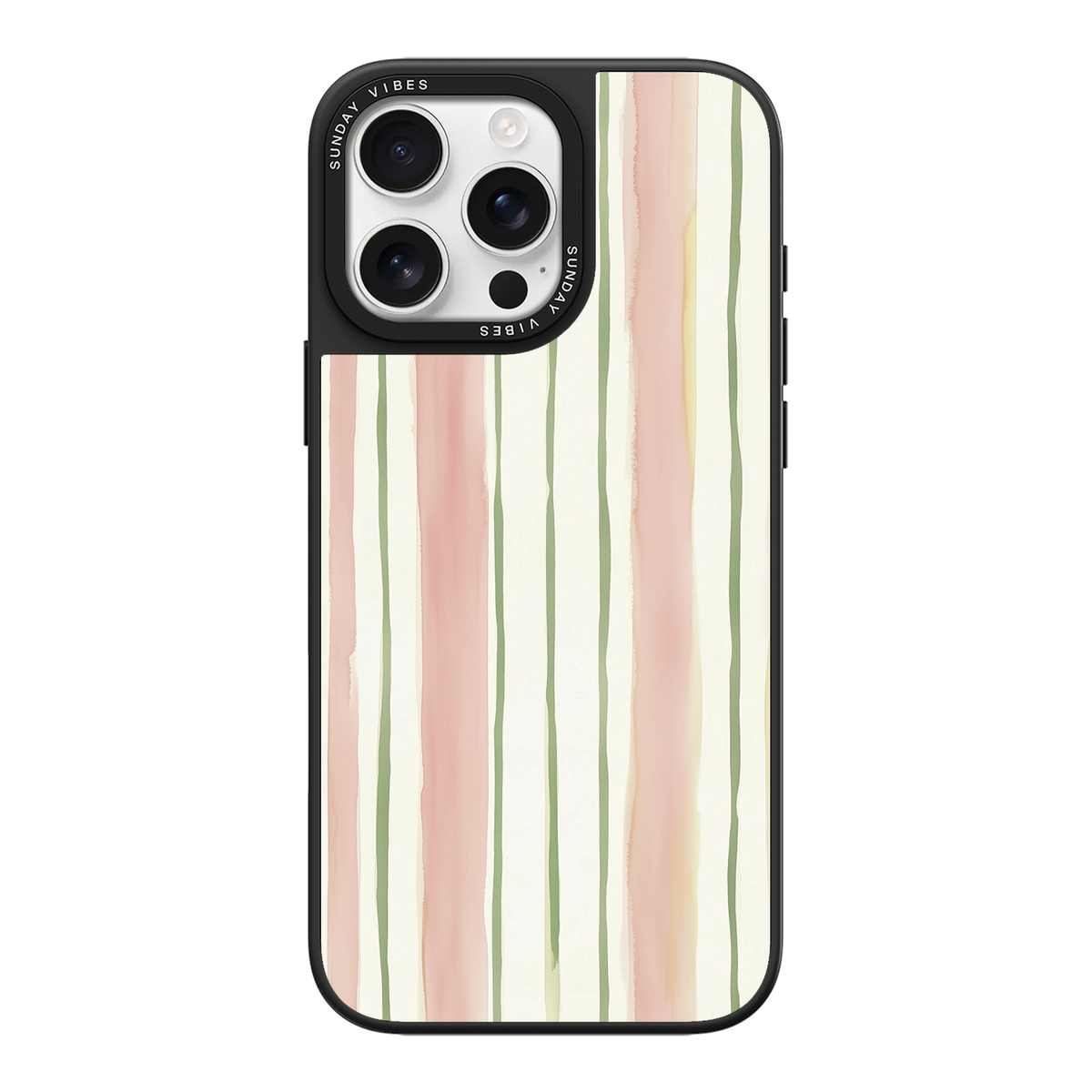 Pastel Stripe Serenade iPhone Case