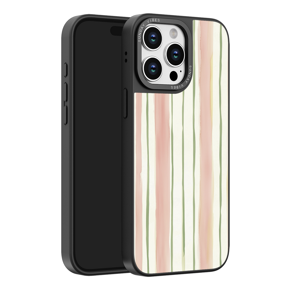 Pastel Stripe Serenade iPhone Case