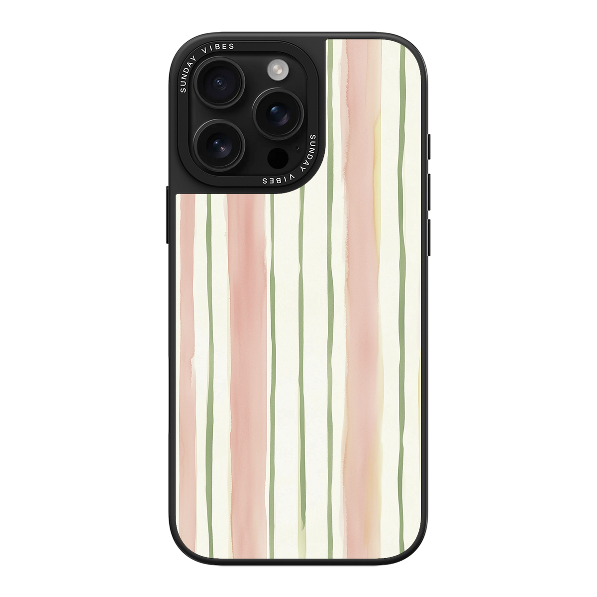 Pastel Stripe Serenade iPhone Case