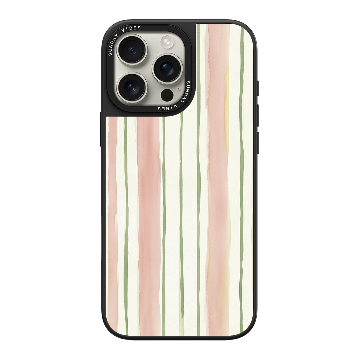 Pastel Stripe Serenade iPhone Case
