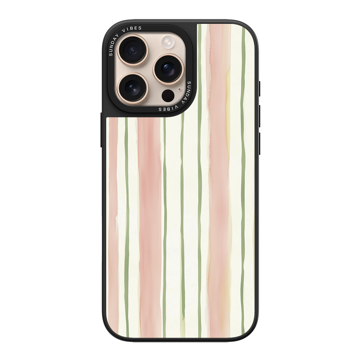Pastel Stripe Serenade iPhone Case