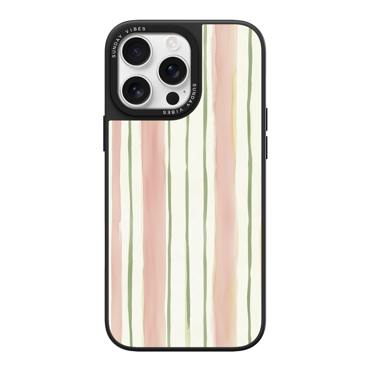 Pastel Stripe Serenade iPhone Case