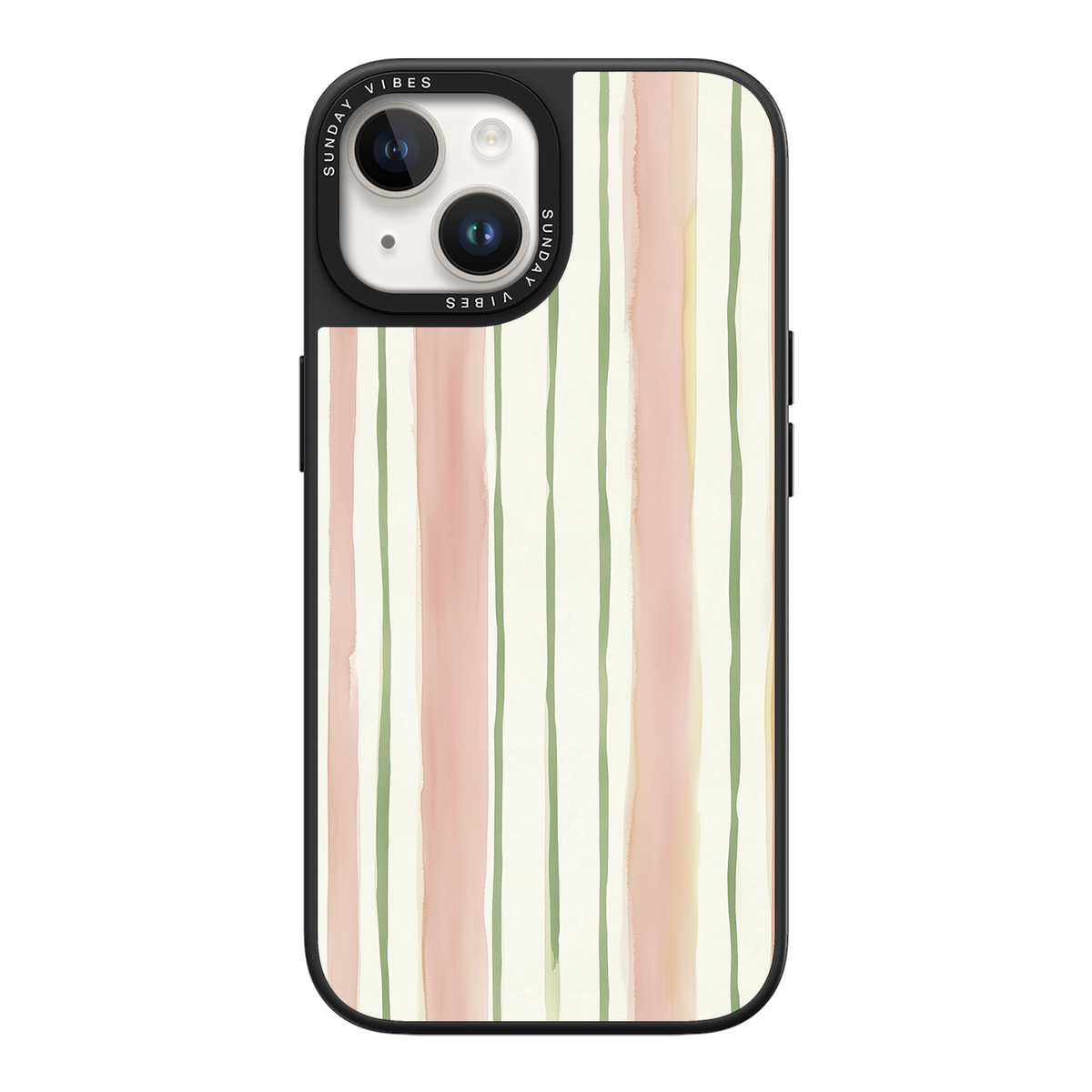 Pastel Stripe Serenade iPhone Case