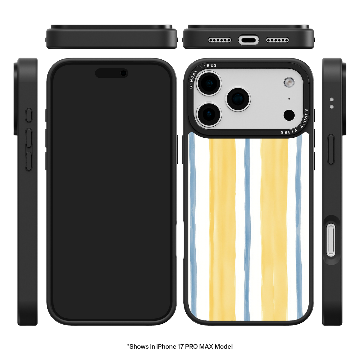 Citrus Sky Stripe iPhone Case