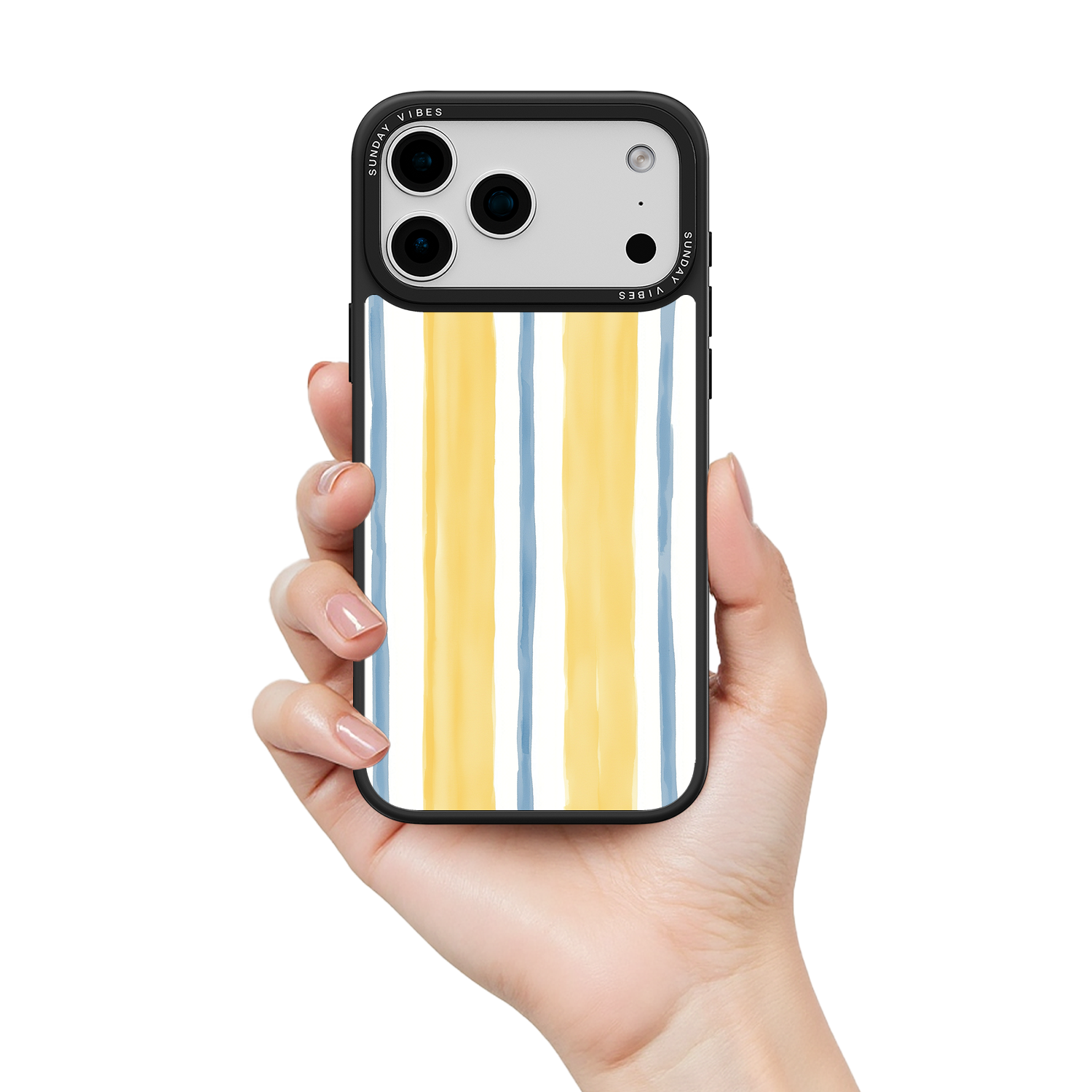 Citrus Sky Stripe iPhone Case
