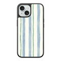 Azure Meadow Stripe iPhone Case