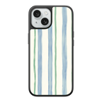 Azure Meadow Stripe iPhone Case
