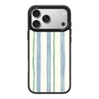 Azure Meadow Stripe iPhone Case