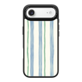 Azure Meadow Stripe iPhone Case