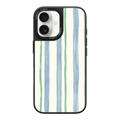 Azure Meadow Stripe iPhone Case
