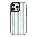 Azure Meadow Stripe iPhone Case