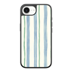 Azure Meadow Stripe iPhone Case