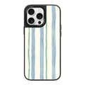 Azure Meadow Stripe iPhone Case