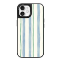 Azure Meadow Stripe iPhone Case